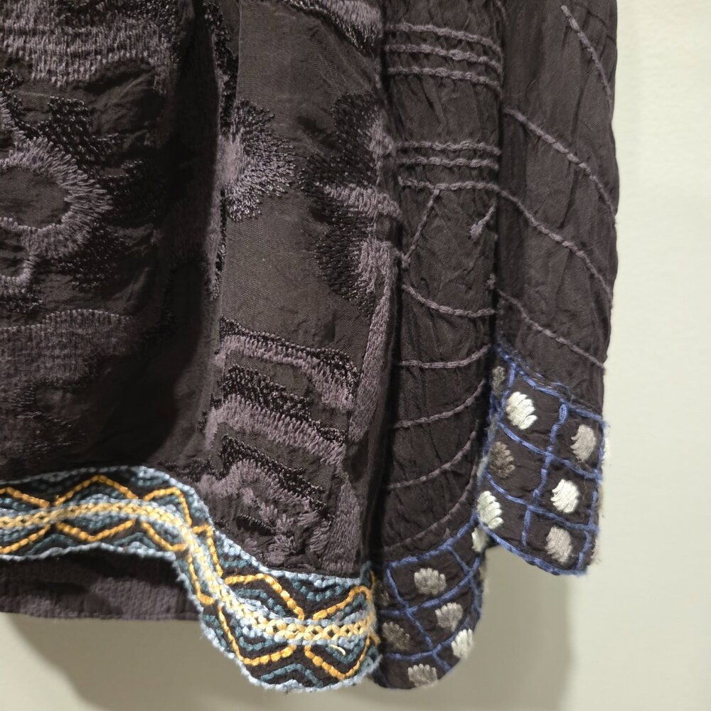 NWT Johnny Was Nera Kimono in Starbright black size S - Picture 4 of 5